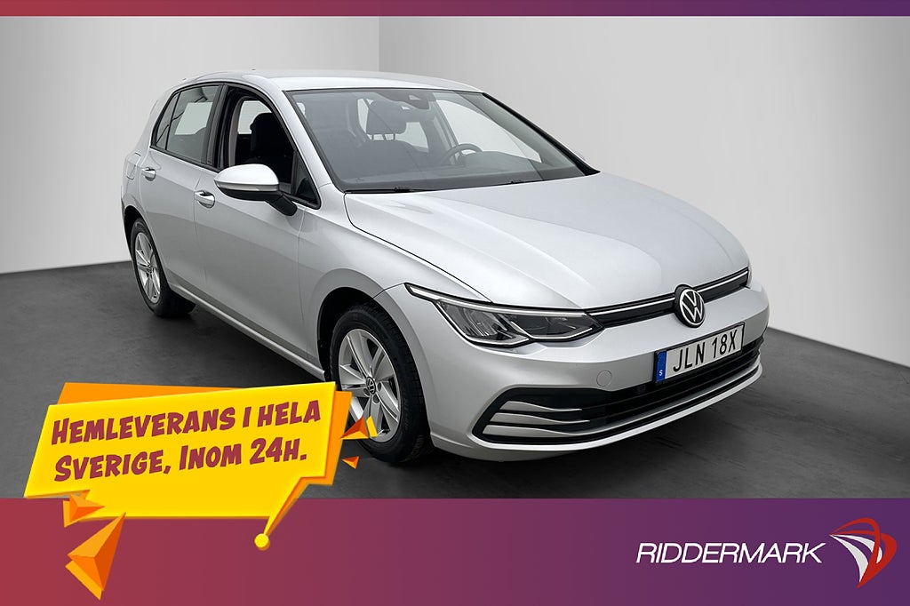 Volkswagen Golf 1.5 eTSI 150hk Cockpit CarPlay Navi Sensorer