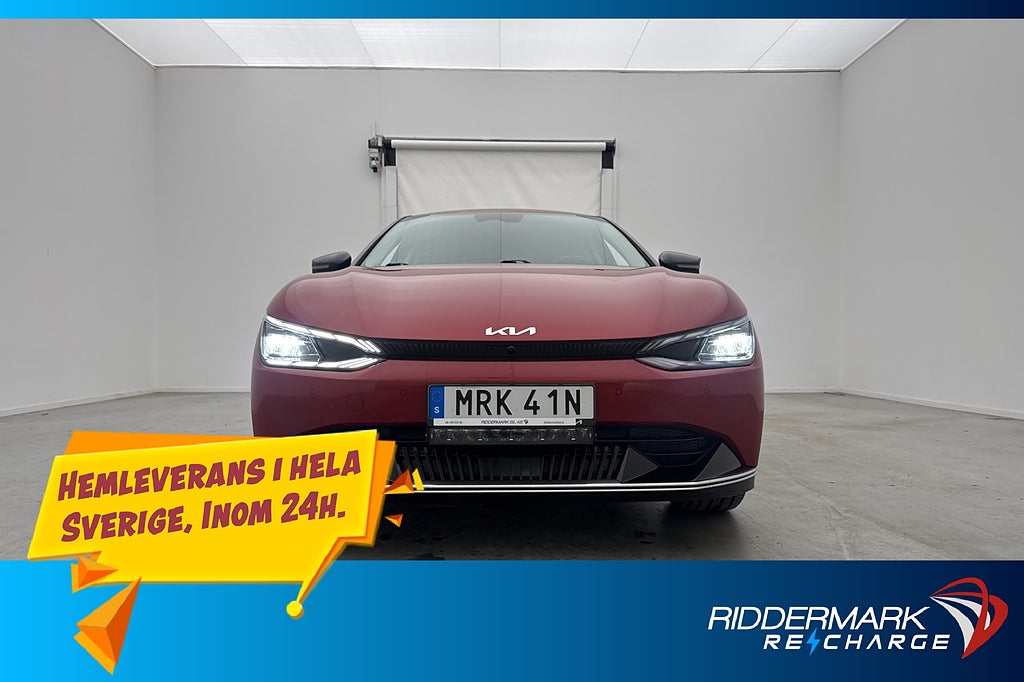 Kia EV6 77.4 kWh Plus Skinnklädsel 360° CarPlay Elstolar