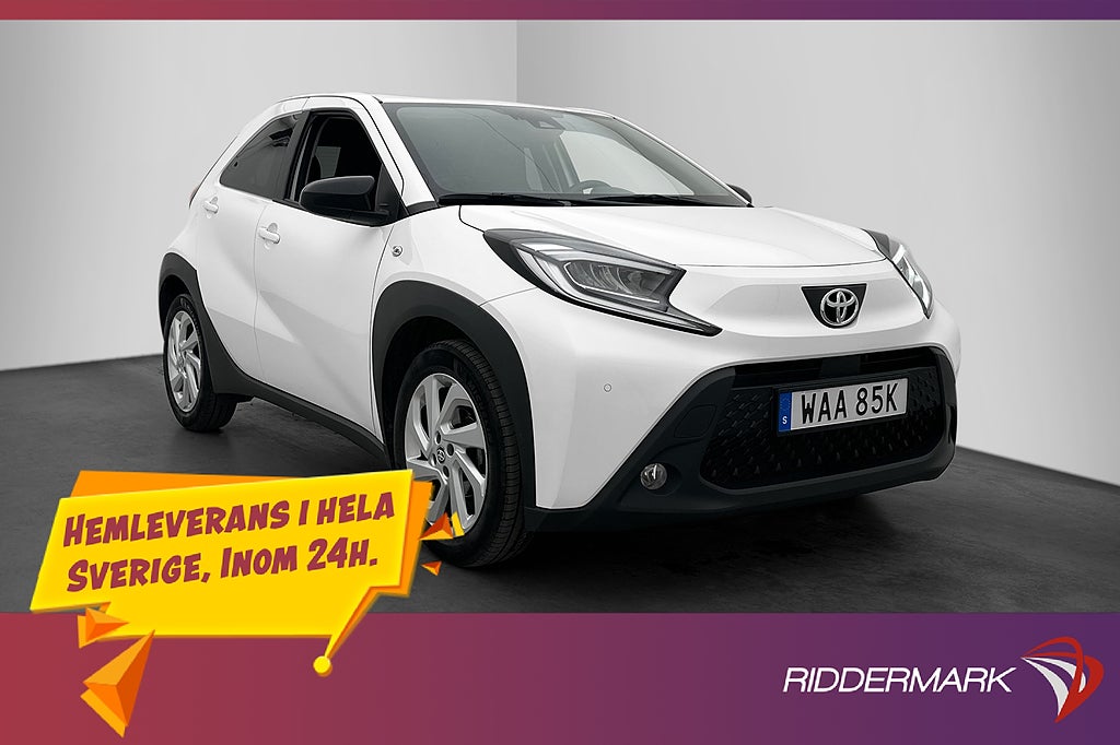 Toyota Aygo 1.0 VVT-i 72hk Play Kamera Adp-Farthållare