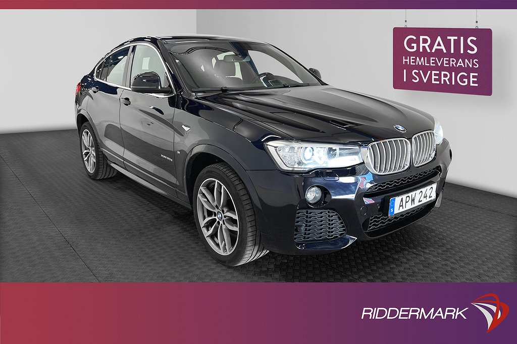 BMW X4 xDrive30d 258hk M-Sport Drag B-Kamera