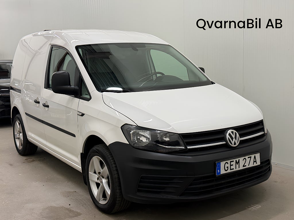 Volkswagen Caddy Van 2.0 TDI DSG 102hk *1 ägare/Drag/Aut/1.95% ränta*
