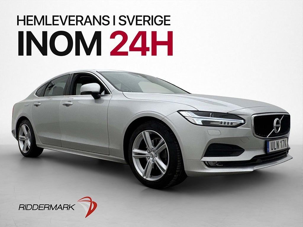 Volvo S90 D4 Advanced VoC Värmare Skinn CarPlay Sensorer