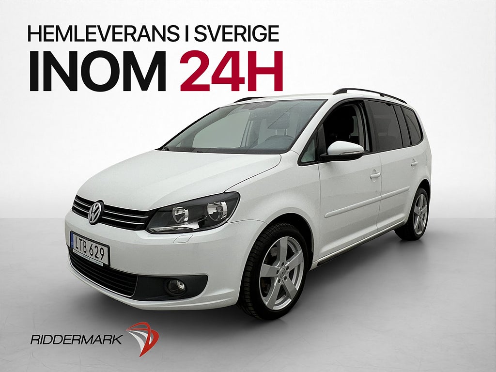 Volkswagen Touran 1.4 TSI 7-Sits Masters Farthållare P-Sens
