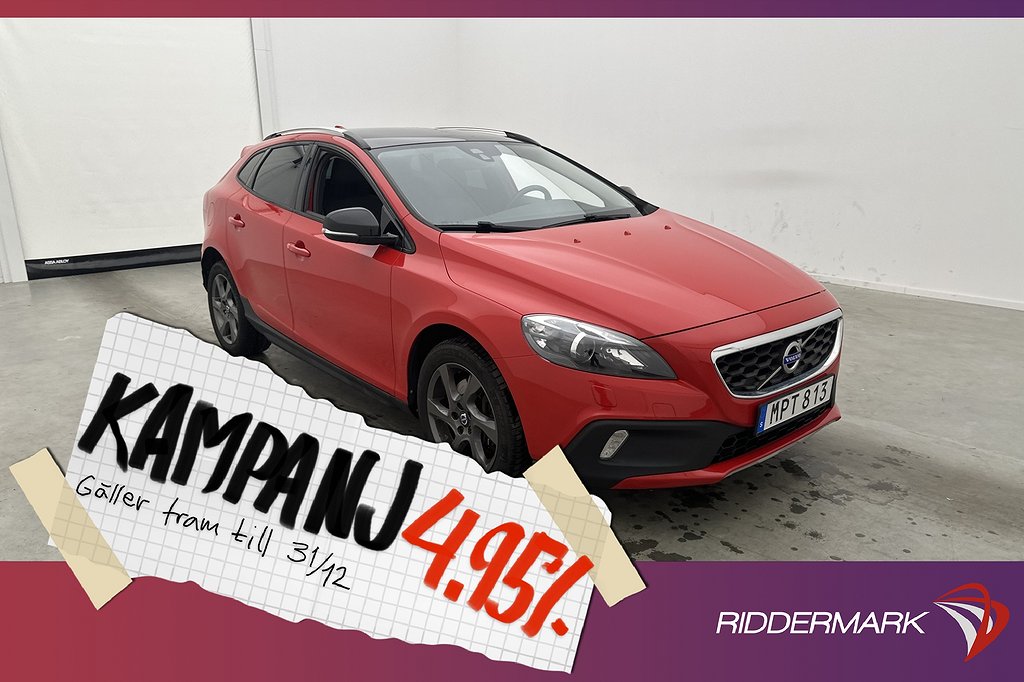 Volvo V40 Cross Country D3 Summum Pano Värmare 4,95% Ränta