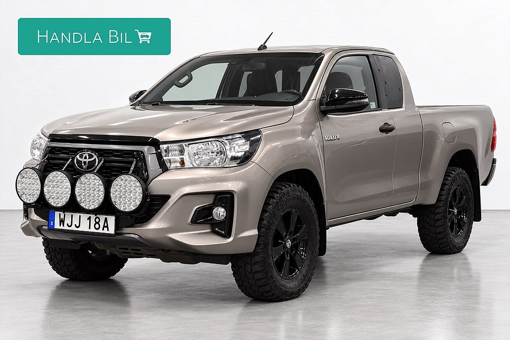 Toyota Hilux Extra Cab 2.4 AWD Diffspärr B-kam Nybes Moms Drag