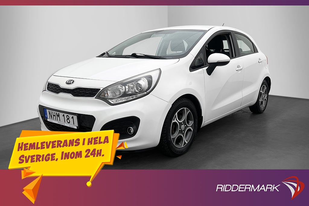 Kia Rio 1.2 CVVT 84hk GLS Rattvärme Låg Skatt  0.50 l/mil