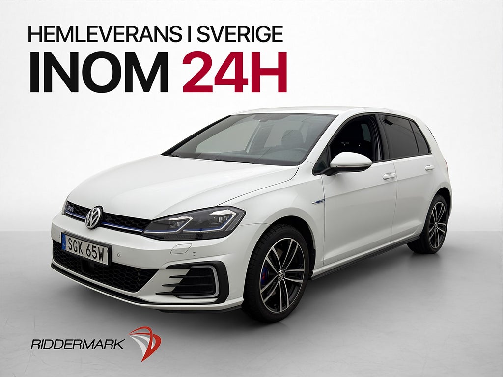 Volkswagen Golf GTE 204hk Cockpit Värmare P-Sensorer CarPlay