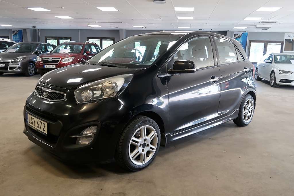 Kia Picanto 5-dörrar 1.2 CVVT ECO Comfort, GLS Euro 5