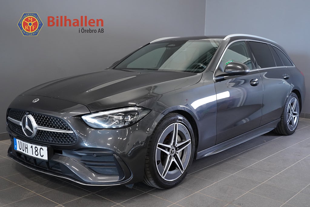 Mercedes-Benz C 200 T d 9G-Tronic AMG Värmare Drag Navi 