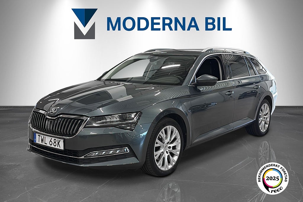 Skoda Superb 2.0 TDI 190hk 4x4 Style + Business Moms Drag Skinn Bkam