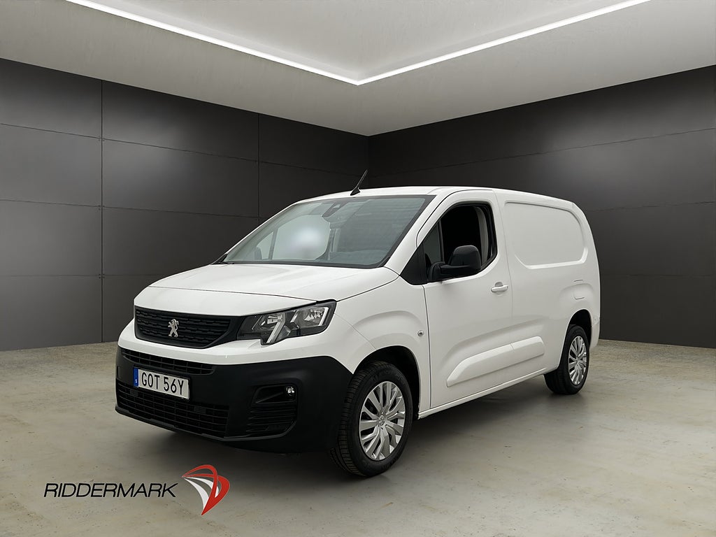 Peugeot Partner L2 Ny-Kamrem Värm CARPLAY Drag B-Kamera Moms