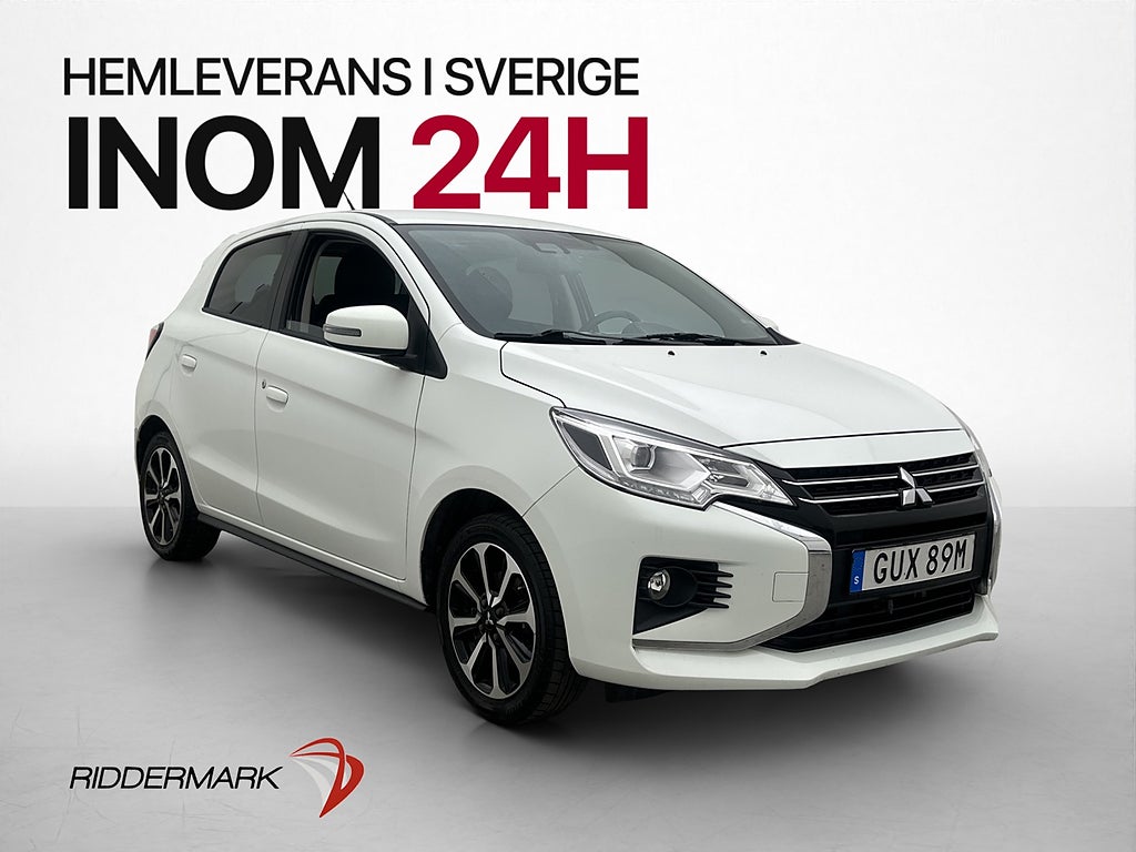 Mitsubishi Space Star 71hk En-Bruk M&K-Värm Kamera Halvskinn