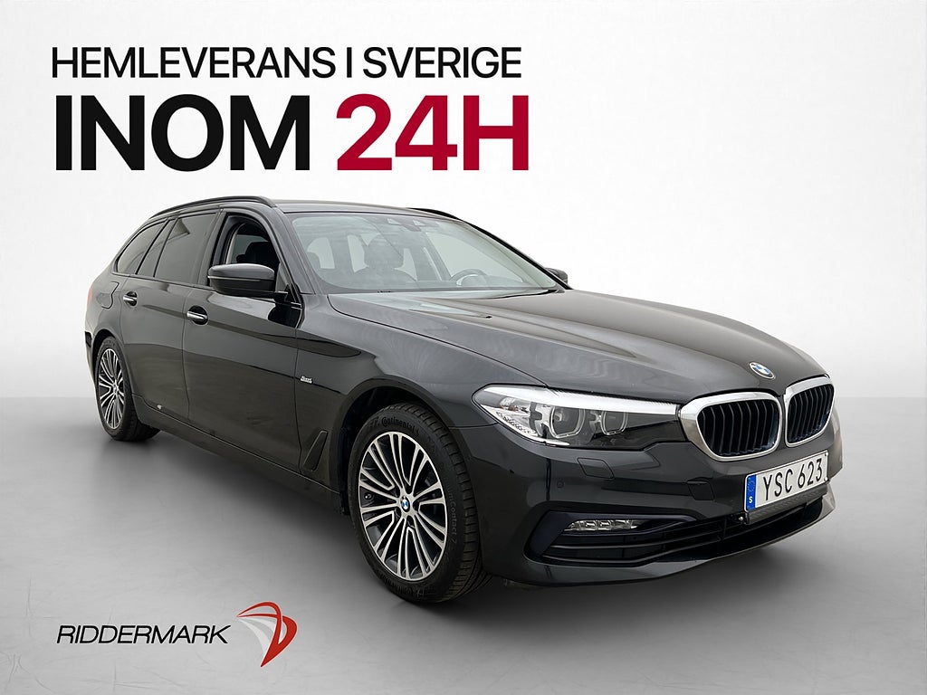 BMW 520 d 190hk xDrive Sport Line Värmare Drag HiFi Kamera