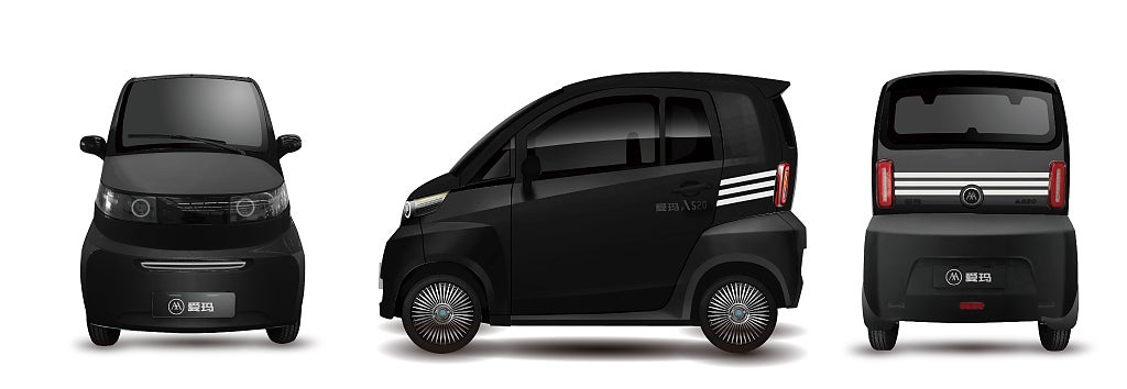 AIMA A520 elmopedbil klass 1, litiumbatteri 4,8kWh