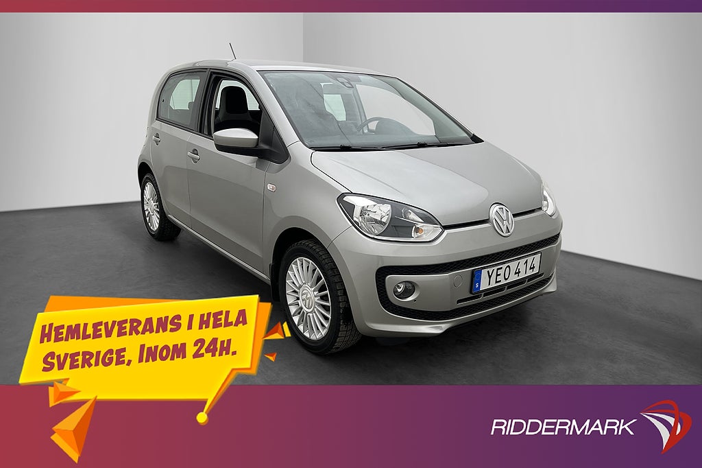 Volkswagen UP! 1.0 MPI 75hk high up! Navi Sensorer 2 Brukare