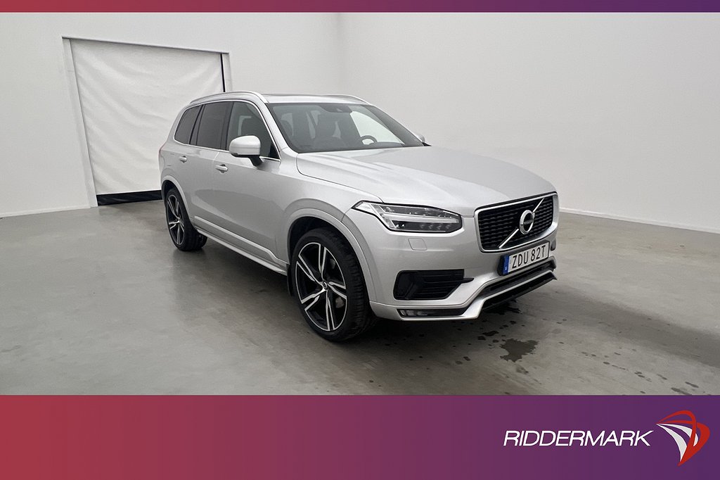 Volvo XC90 D5 AWD R-Design 7-Sits VOC Pano H/K Kamera Drag