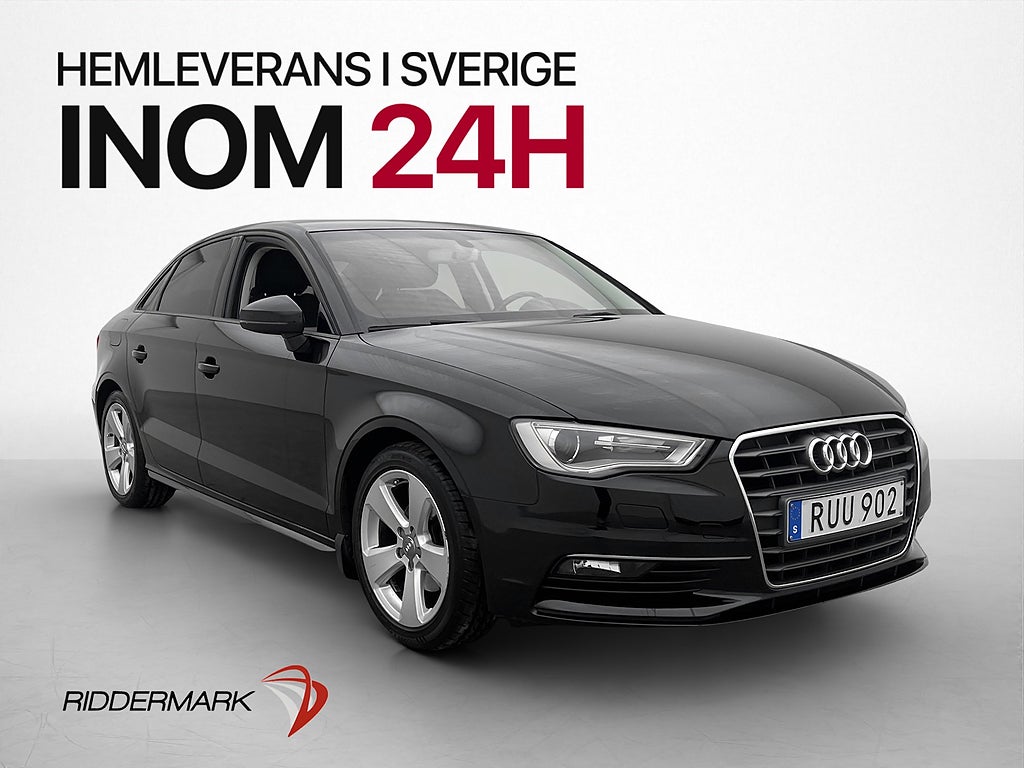 Audi A3 Sedan 1.4 TFSI 125hk Sensorer Farthållare 0,5l/Mil