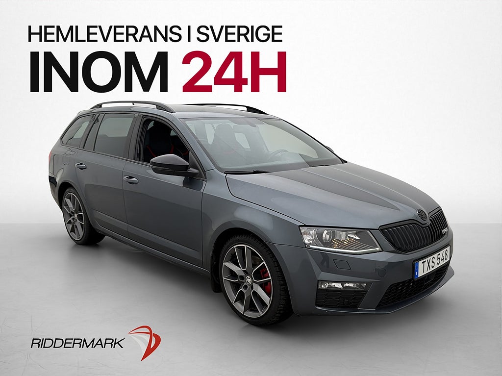 Skoda Octavia 2.0 TDI 184hk 4x4 RS Värmare Kamera Drag Skinn