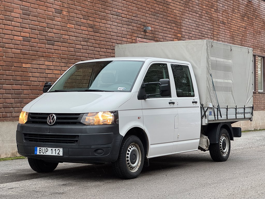 Volkswagen Transporter Chassi Dubbelhytt T28 Pickup 6-sits