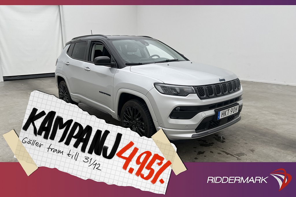 Jeep Compass 4xe 240hk Kamera Navi Skinn Car 4,95% Ränta