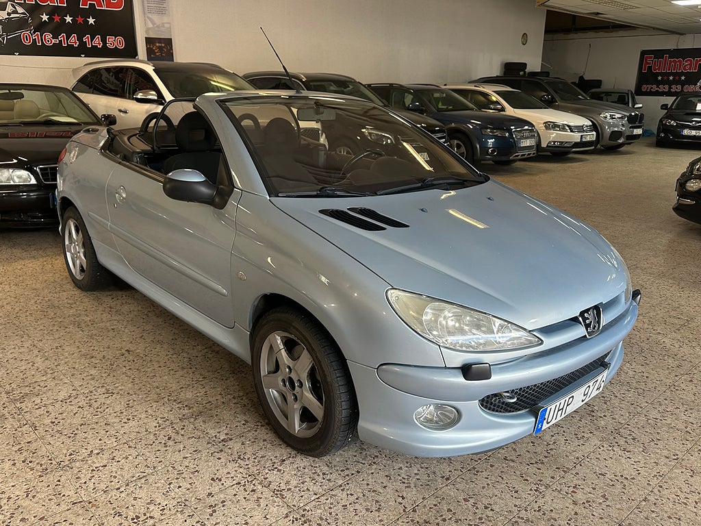 Peugeot 206 CC 1.6 CAB Ny Servad & Besiktigad 
