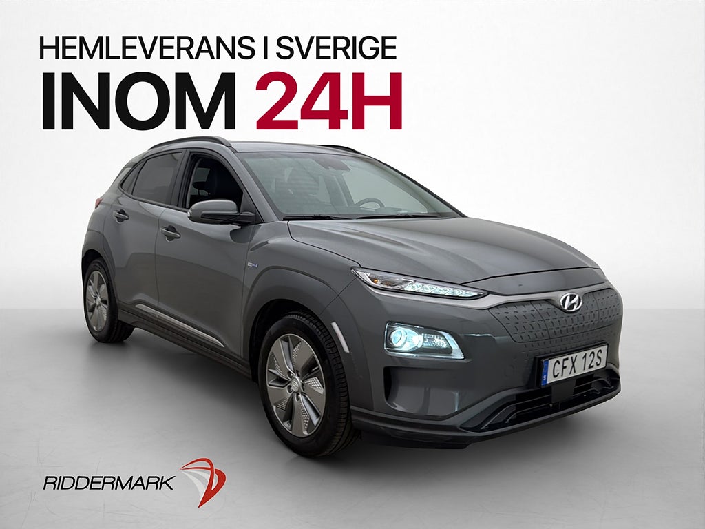 Hyundai Kona Electric 64 kWh 204hk Premium Krell HUD Kamera