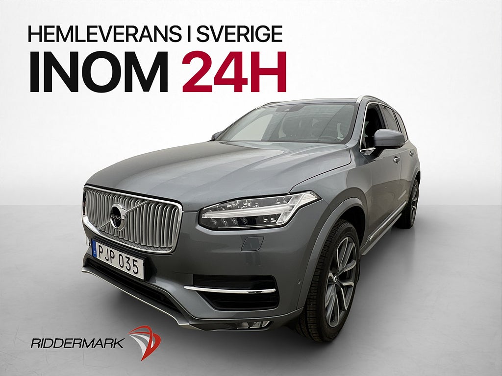 Volvo XC90 D5 AWD Inscription 360° Luftfjädring Drag CarPlay