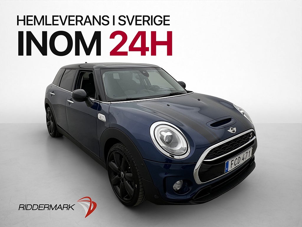 MINI Cooper S Clubman 192hk Pano P-sensorer Bluetooth