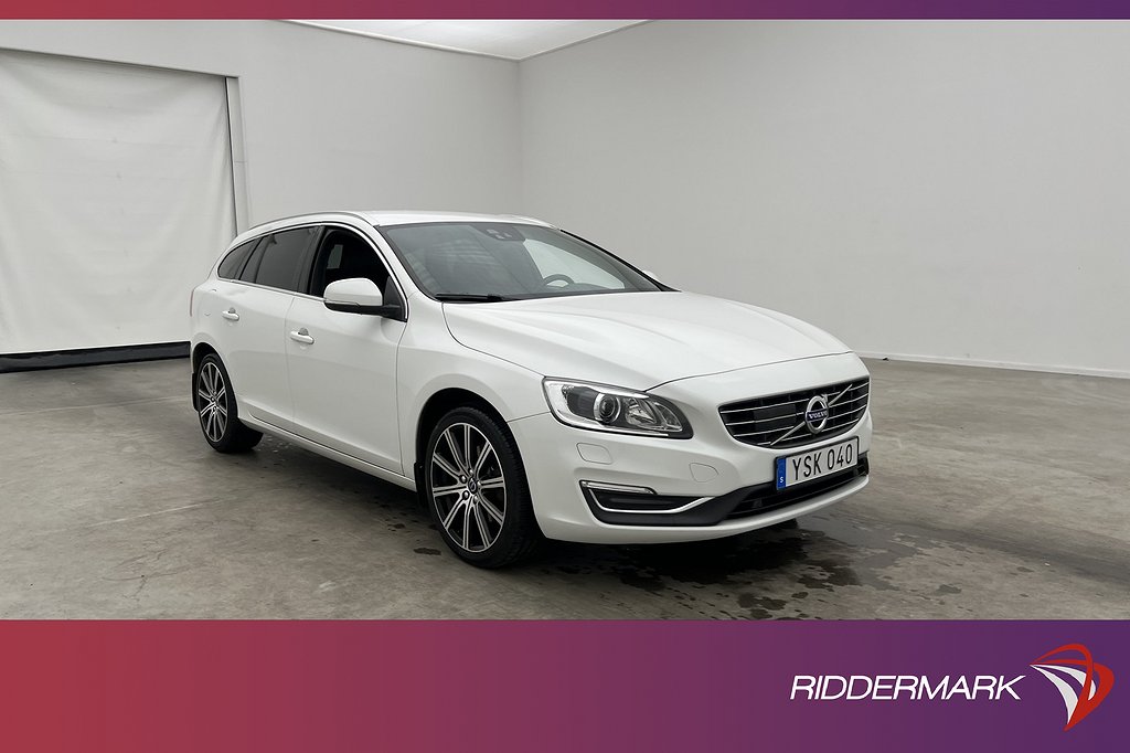 Volvo V60 D3 Summum VOC Värmare Skinn B-Kamera Navi Drag