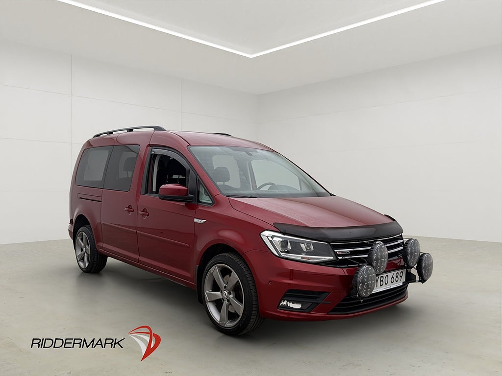 Volkswagen Caddy Maxi Life 4M Värmare Drag B-Kamera 7-Sits