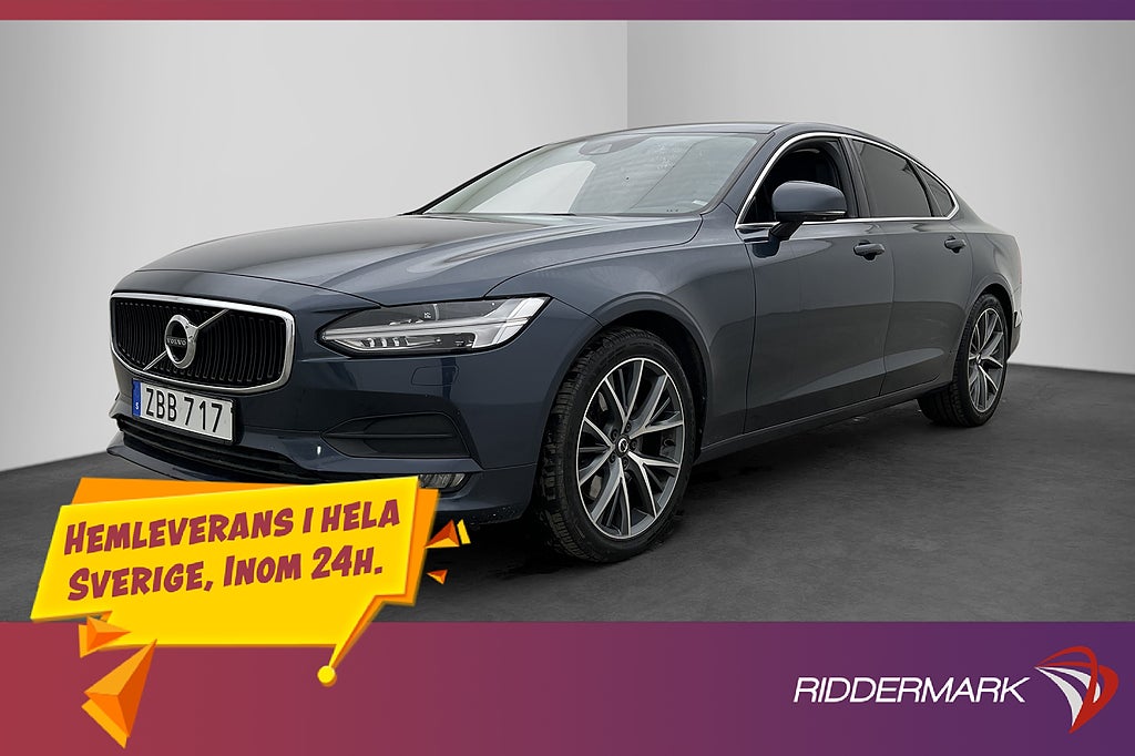 Volvo S90 T5 254hk Momentum VOC Värmare P-Sensorer Halvskinn