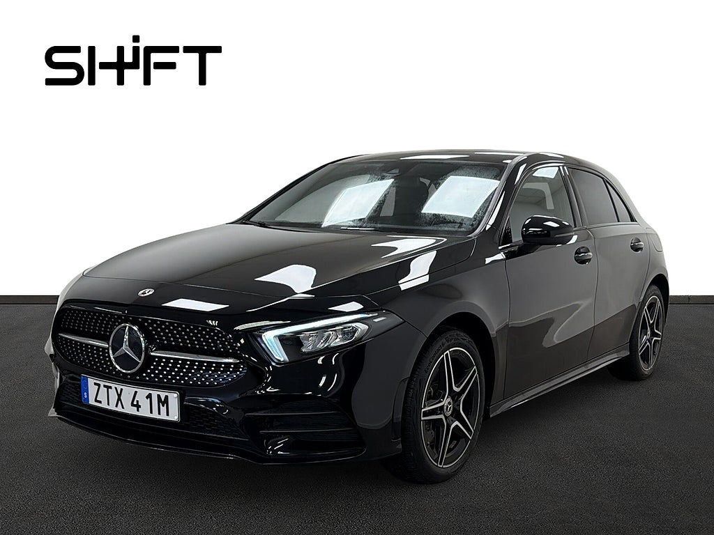 Mercedes-Benz A 250 e 8G-DCT AMG Line Nightpackage Drag Kamera Värmare 