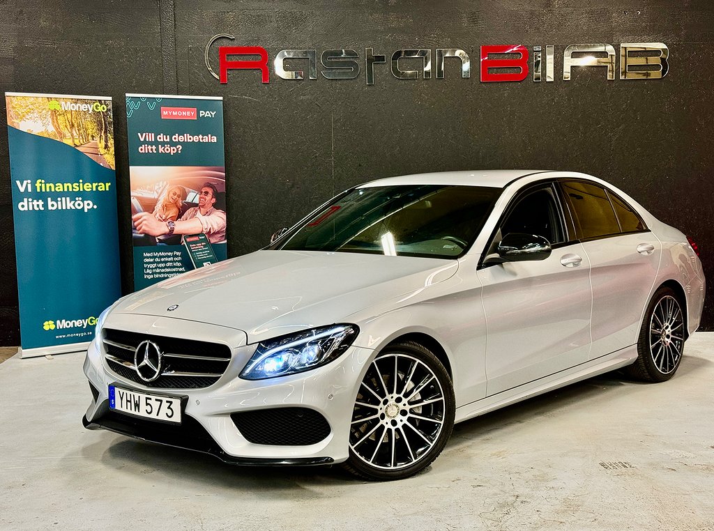 Mercedes-Benz C 220 AMG d 7G-Tronic Plus 19tum Skinn B-Kamera