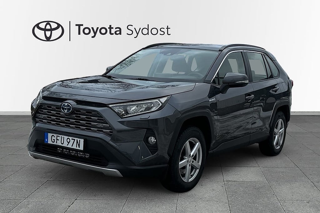 Toyota RAV4 Hybrid AWD-i E-CVT Active komfortpaket Euro 6 222hk, Drag, Ledr.