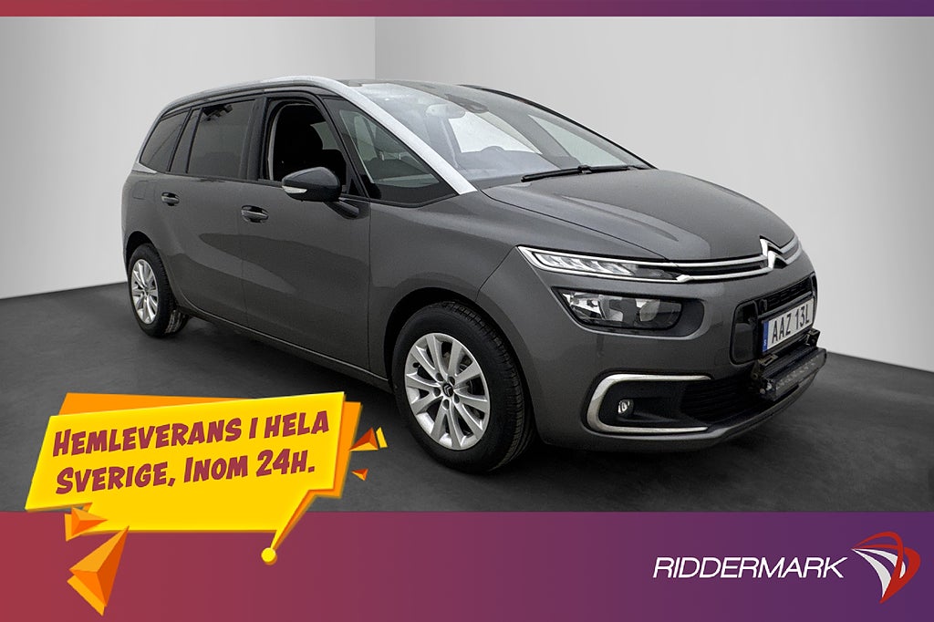 Citroën Grand C4 Picasso 130hk M&K Värm 7-Sits Kamera Drag