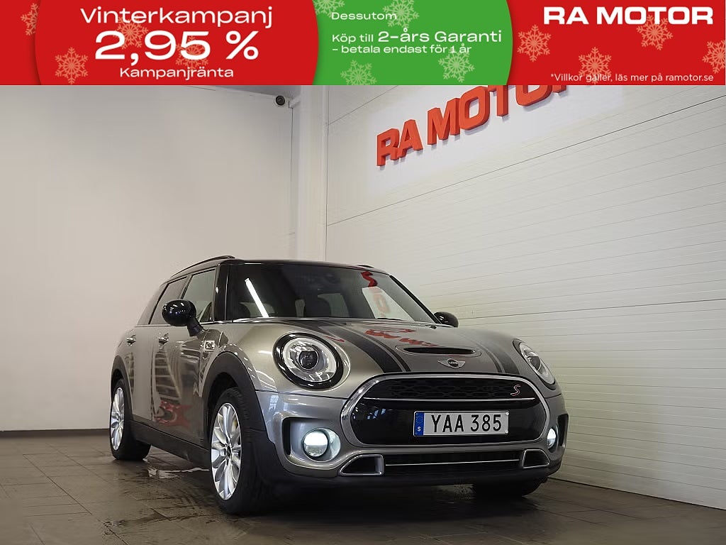 MINI Clubman Cooper S Chili | Drag | Keyless | Läder | H/K