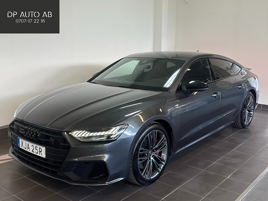 Audi A7 Sportback 55 TFSI e quattro S-Line Cockpit 1 Ägare MOMS