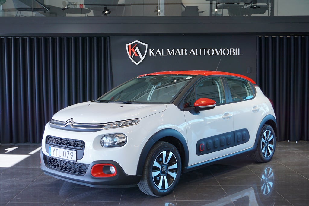 Citroën C3 1.2 PureTech 82 Sensorer Farthållare Svensksåld