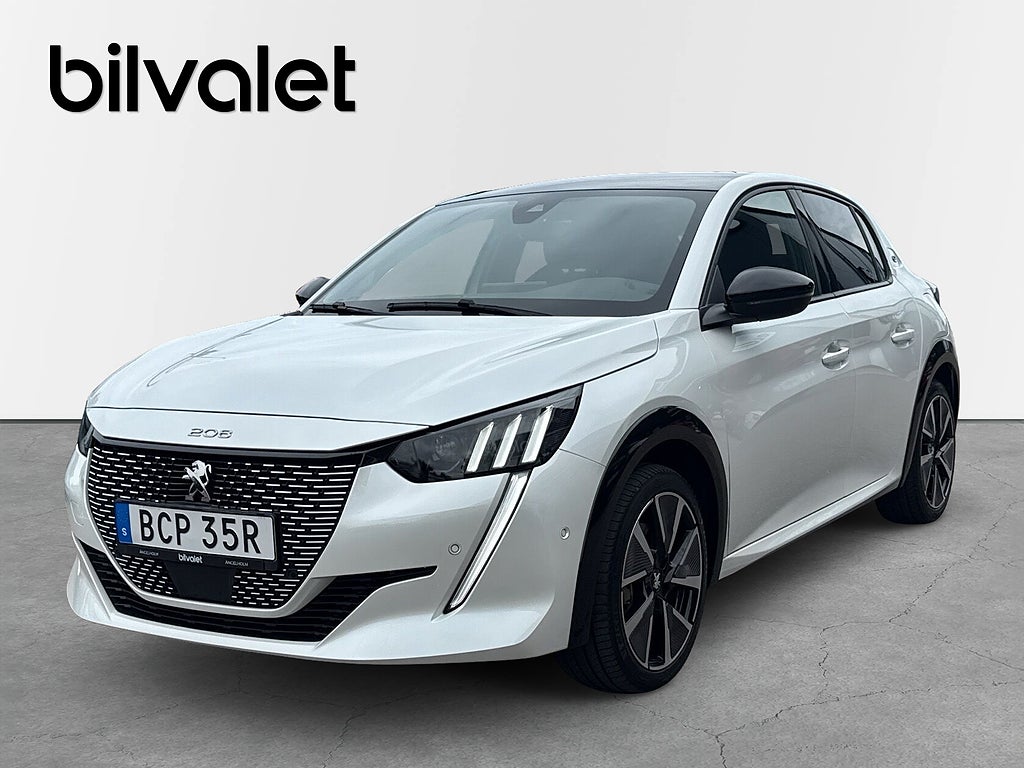 Peugeot E-208  GT Pack 136Hk 50 kWh Elräckvidd ca 340 - 362 km