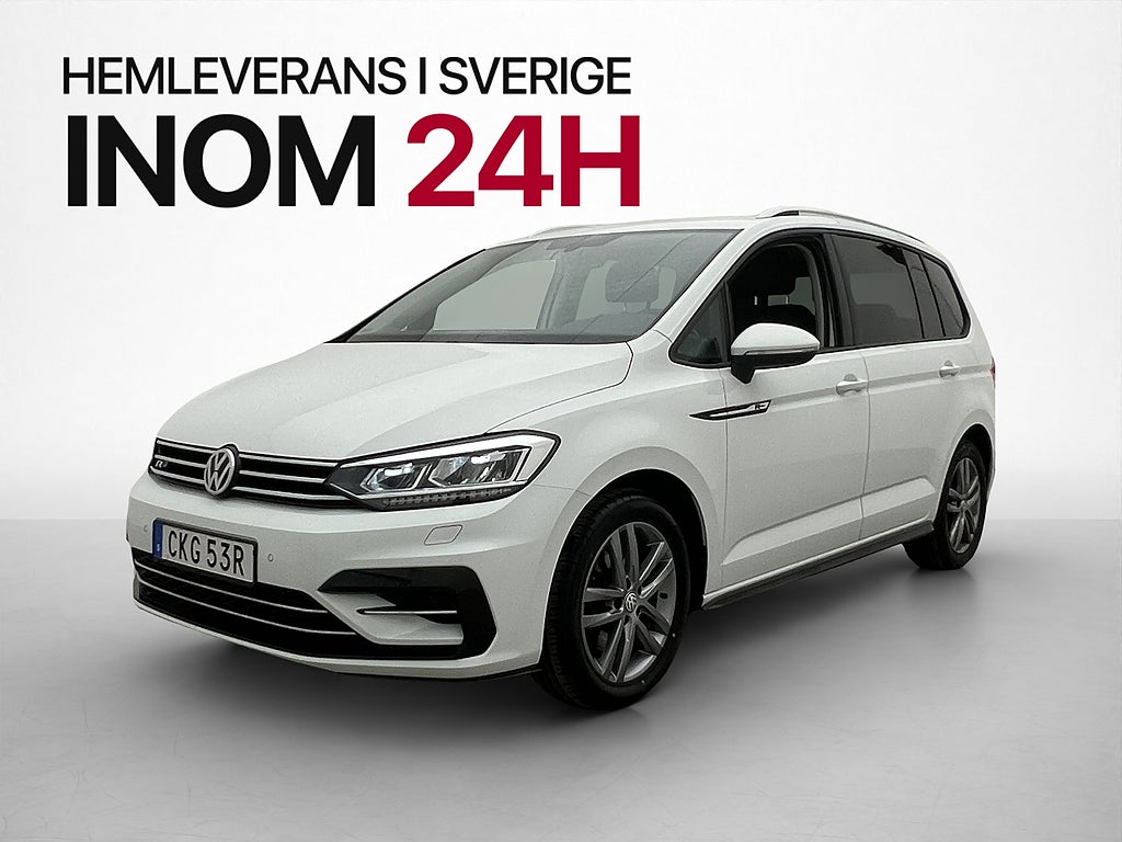Volkswagen Touran 1.5 TSI R-Line 7-Sits Värm Kamera Drag