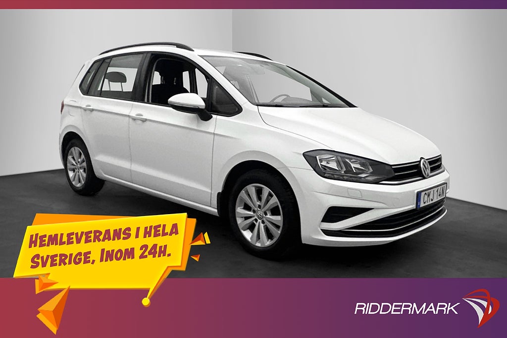 Volkswagen Golf Sportsvan 1.0 TSI 116hk CarPlay Adaptiv-Fart