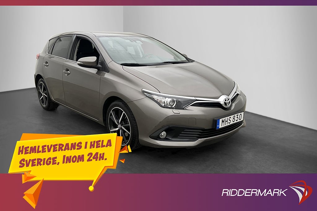 Toyota Auris 1.2 Turbo 116hk Kamera 0,51L/mil 536kr Skatt