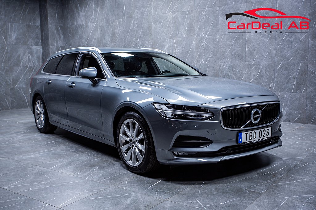 Volvo V90 D4 Momentum Halvskinn PDC Utfällbar Drag VOC MOMS