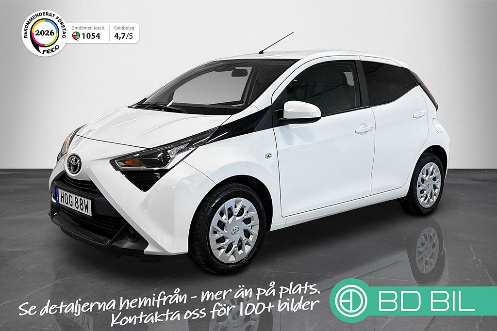 Toyota Aygo 1.0 VVT X-PLAY BACKKAMERA TVÅ BRUKARE 514:- SKATT