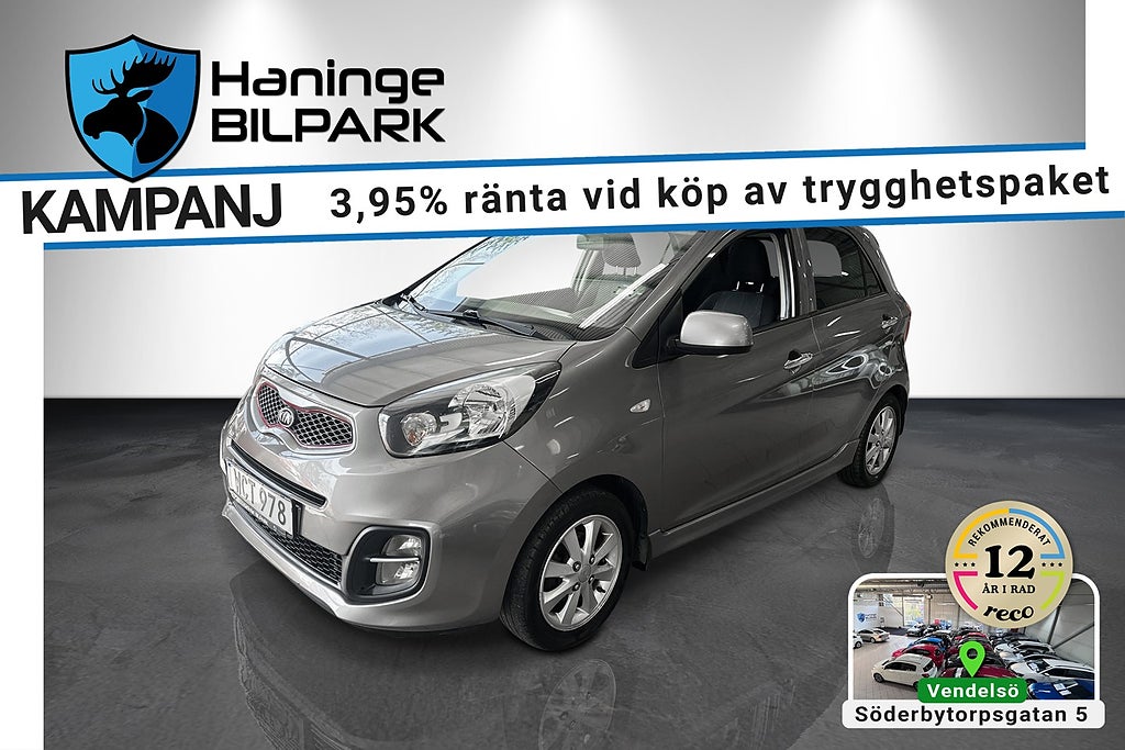 Kia Picanto 5DR 1.2 CVVT / KAMKEDJA / AUTOMAT /  SUPERDEAL 3,95% / 
