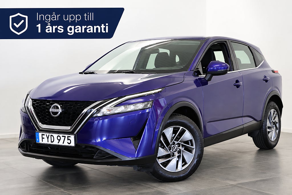 Nissan Qashqai 1.3 DIG-T XTRONIC-CVT / V-Hjul NYSERVAD Kamera CarPlay
