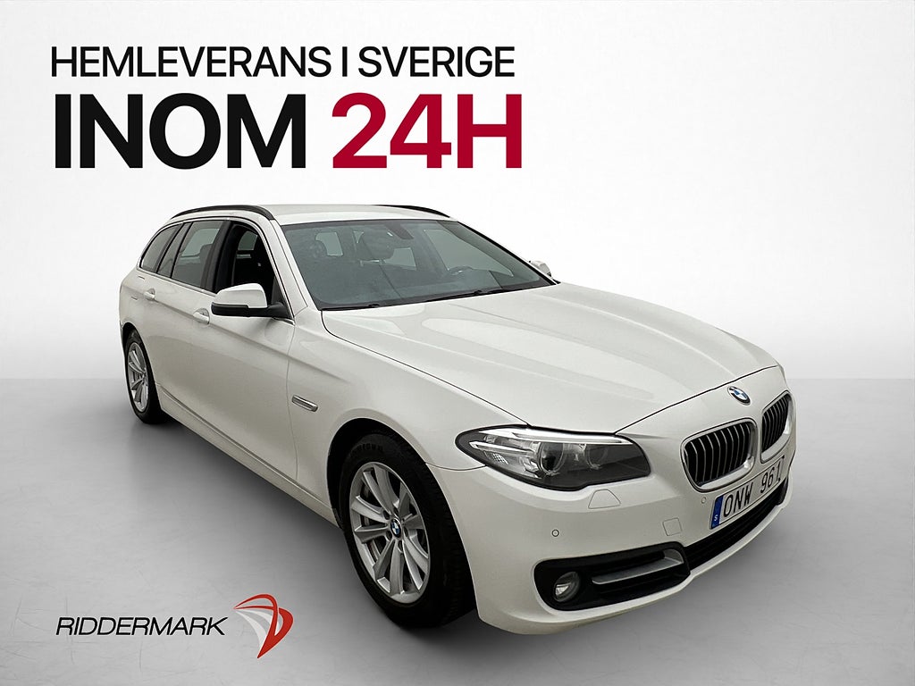 BMW 520d Touring Dragkrok Sensorer Farthållare Två-Brukare