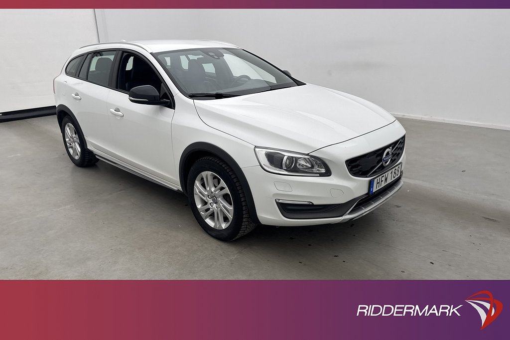 Volvo V60 Cross Country D4 AWD Summum VOC D-Värm Drag Skinn