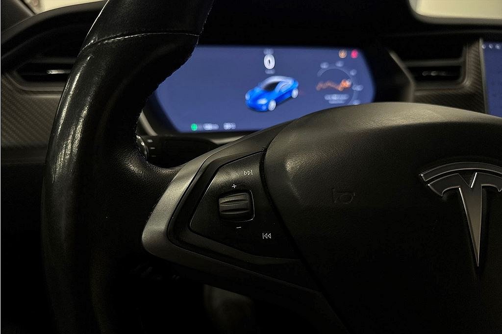 Tesla Model S 100D, Autopilot, luftfjädring, Vit läder, fr 2,95%