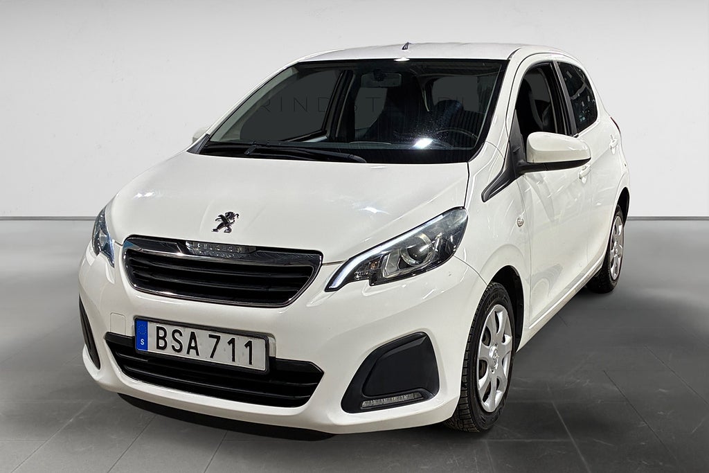 Peugeot 108 1.0 VTi 69 HK AUT BLUETOOTH 0.38L/MIL 360KR/ÅR 8800MIL